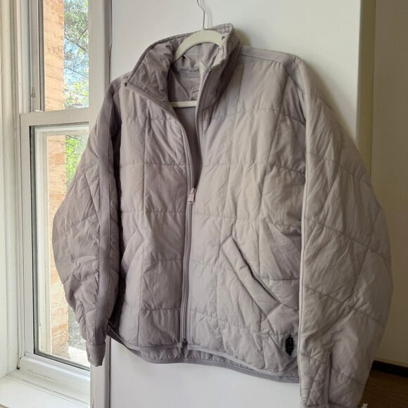 NWT Free People Pippa Packable Puffer Jacket Oyster Purple FP Movement  XS - Picture 4 of 10